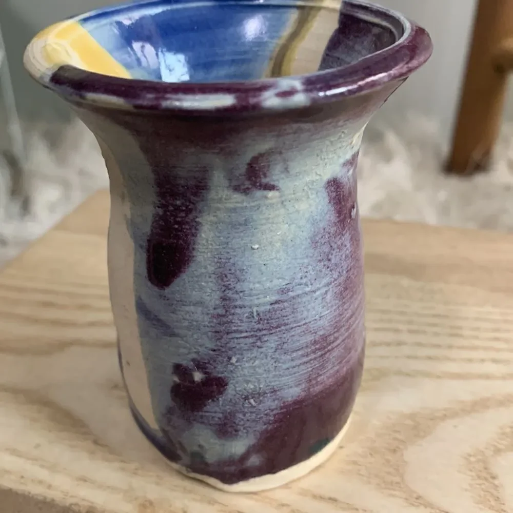 Handmade Small Studio Art Pottery Vase